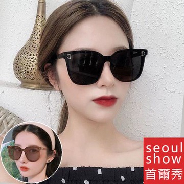 seoul show首爾秀 D字韓款無邊框太陽眼鏡UV400墨鏡 9115
