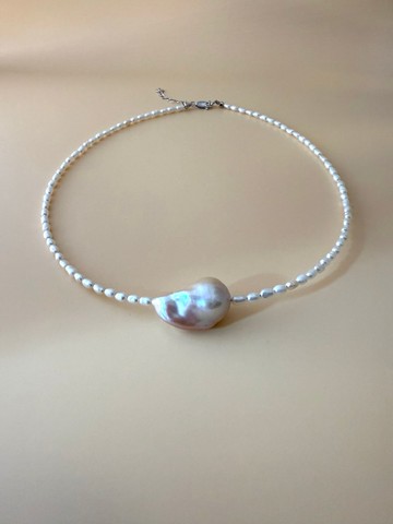 星河之逗 巴洛克珍珠頸鏈