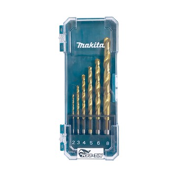 牧田 makita D-72833 金屬直柄鑽頭組 金屬鑽頭 6支/組 HSS-TiN 圓柄 麻花鑽 鑽尾 鑽頭組
