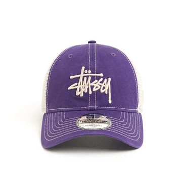 Stussy 9twenty Washed Basic Trucker Violet 卡車帽 帽子 紫色 1311164-VT [台灣現貨]