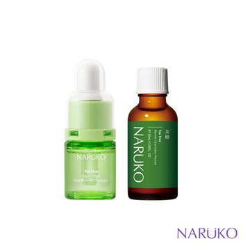 【NARUKO牛爾】抗痘新雙寶(茶樹三酸AI痘印美白安瓶12ml+茶樹抗痘粉刺寶30ml)(痘痘/粉刺/AI抗痘)