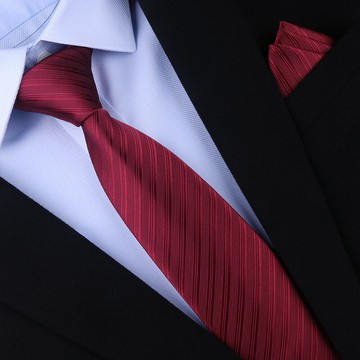 獵尚紅色結婚領帶男拉鏈式新郎婚禮手打正裝西裝商務男士免打懶人