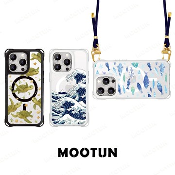 MOOTUN 沐盾 | 手機掛繩 掛繩手機殼 iPhone 17 16 15 14 13 12 Pro Max 海洋系列