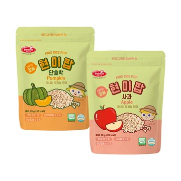 【韓國Bebest】含鈣糙米餅乾系列-糙米香20g  寶寶零食 副食品 韓國米餅