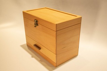 【非木不可】雙層飾品收納盒丨可雷雕 丨可客製