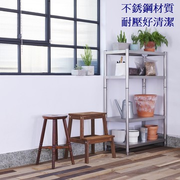 【誠宜居家】60x45x120公分 升級款加粗加厚(四層不鏽鋼置物架)-加強底部橫梁 收納架 不鏽鋼置物架 不銹鋼置物架 廚房不銹鋼置物架 置物架 家電架 廚房架 架子