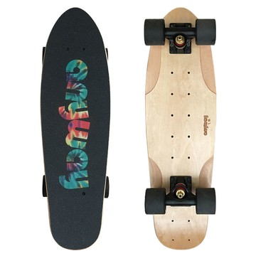 現貨anyway飛馳大魚板小香蕉板代步刷街動作公路長滑板皮皮初學者