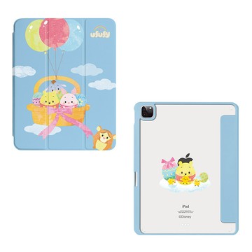 【正版授權】Disney Ufufy-悠遊熱氣球強悍磁吸iPad三折保護殼
