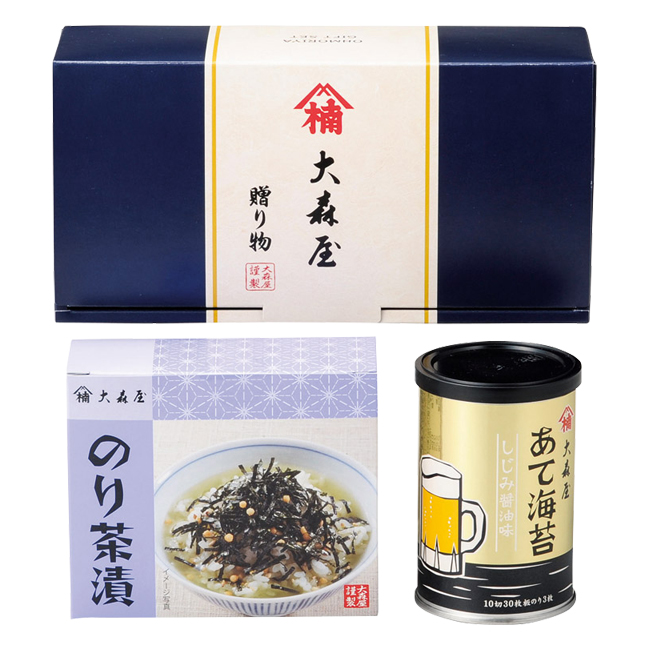 内祝い　食品｜大森屋　しじみ醤油味付のり・のり茶漬セット　No.10　※消費税・8％｜お祝いのお返し