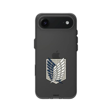 iPhone Air Clear (相機按鈕) 酷墨灰 - 進擊的巨人 Attack On Titan - S2&S3 - 自由之翼