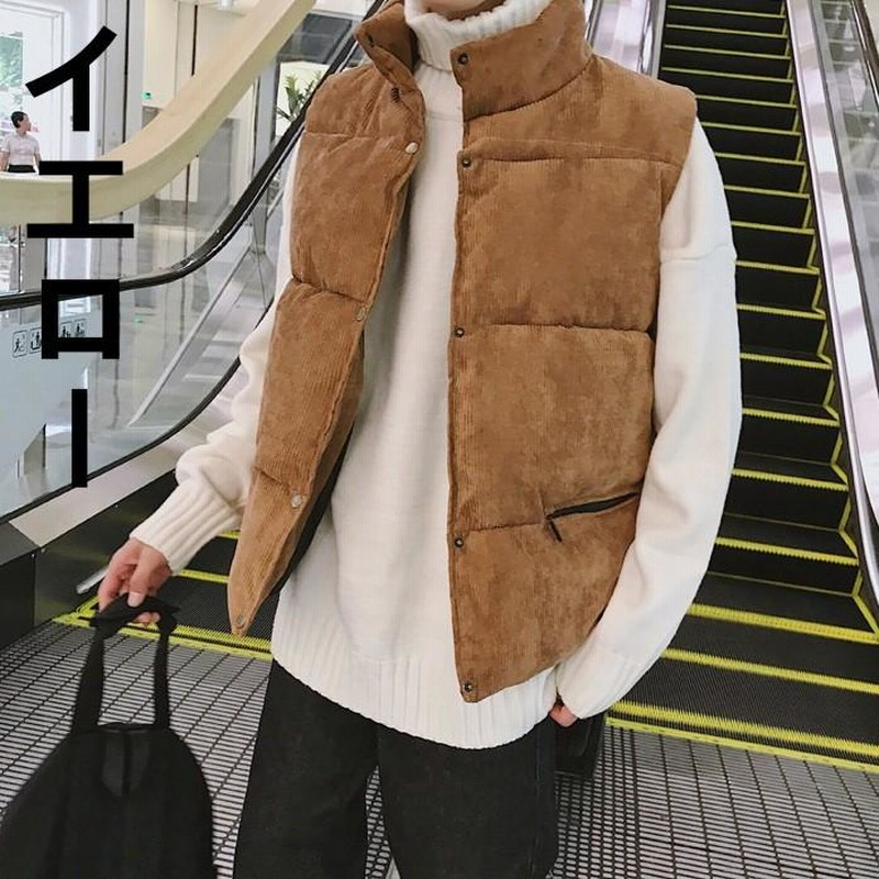 ダウンベスト メンズ 中綿 ジャケット ベスト アウター