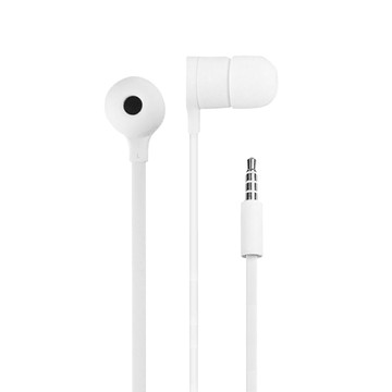HTC 【2入組】 原廠聆悅MAX300 立體聲入耳式扁線 3.5mm耳機 - 白