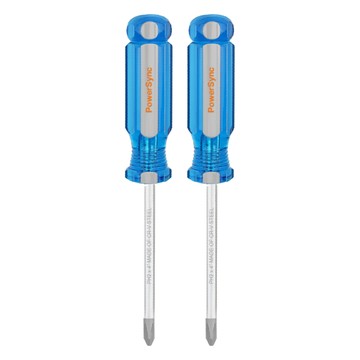 PowerSync 群加 帶磁十字起子 WDH-B04 PH0 x 3吋  2支