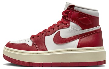 JORDAN 1 ELEVATE HIGH SUMMIT WHITE VARSITY RED WOMENS