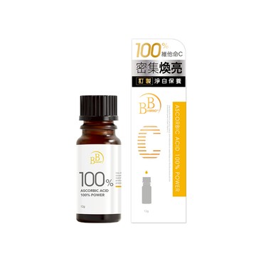 【BB Amino 科研】100%維他命C亮白精華粉(12g/瓶)