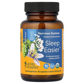 Herb Pharm, Sleep Easier™, 60 Vegetarian Capsules