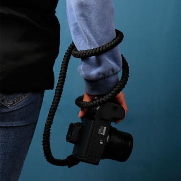 漫步驢C01手工編織微單相機背帶傘繩單反肩帶適用索尼富士徠卡繩