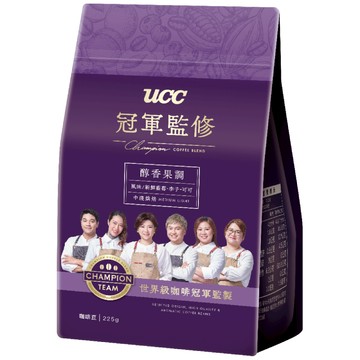 UCC冠軍監修醇香果調咖啡豆 225g