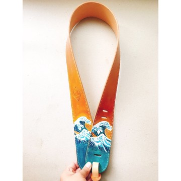 浮世繪吉他背帶