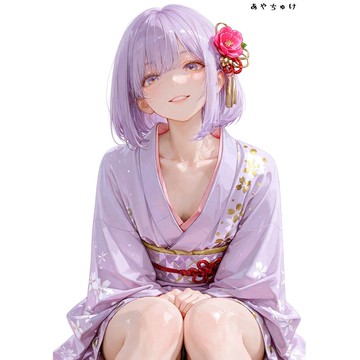 【12月新品】07-109-0033 人物貼紙 性感和服女孩