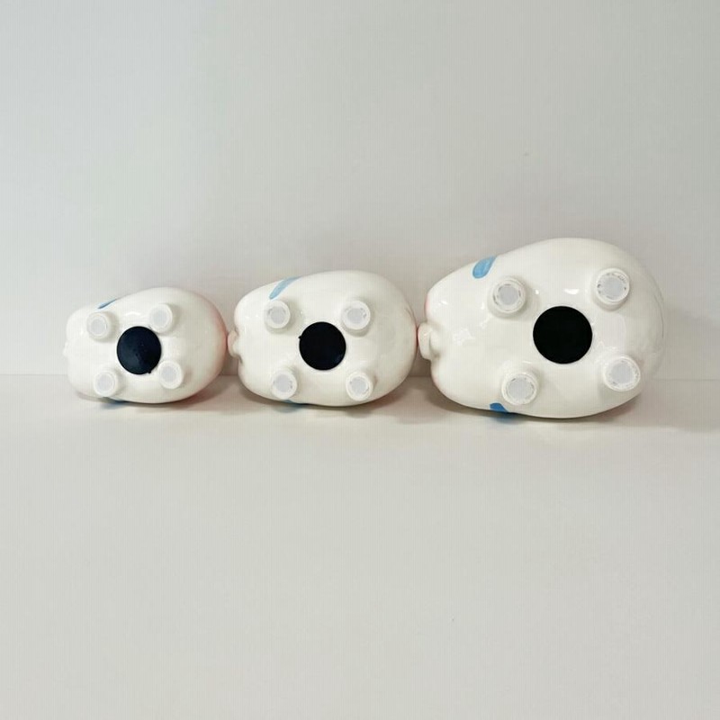 made in japan 陶器の入れ物と貯金箱セット ハンドメイド