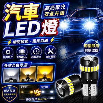 台灣出貨🔥汽車LED燈 車燈 示寬燈 燈泡 小燈 牌照燈 室內燈 汽車機車 閱讀燈 日行燈 定位燈 汽車燈 後照燈 前燈