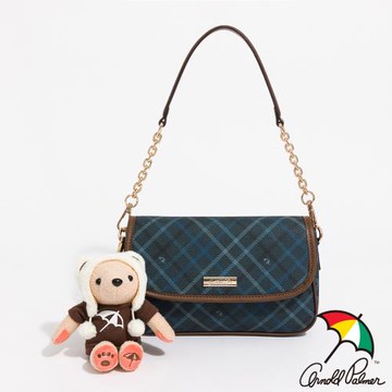 Arnold Palmer - 翻蓋肩背包附長短背帶  Jaunty系列 - 藍色