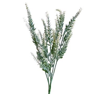FLORAL M 仿真花 南法薰衣草花園 優雅白 居家裝飾  1個
