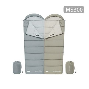 Naturehike MS300可機洗帶帽信封睡袋 WS023(單入賣場)(如需拼接請2色各下單1)