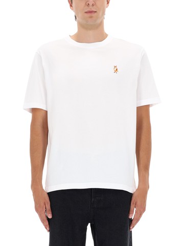 maison kitsuné "standing fox comfort" t-shirt