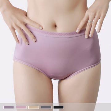 台灣製【生理褲】竹炭抗菌 中高腰棉柔 防漏生理內褲 8802