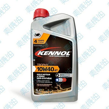 【美機油】KENNOL TROPHY 4T 10W40 機車 半合成 機油 SP MA2 檔車 1L 買2罐贈齒輪油1條