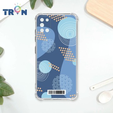 TRON 三星 A31 日系和風圓點海波系列 四角防摔載具殼 軟殼 手機殼