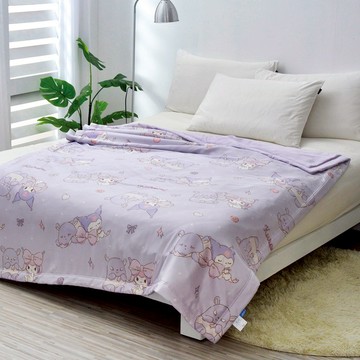 Abelia 800織天絲 涼被 抗菌 5x6.5尺 三麗鷗 蝴蝶結KUROMI Tencel 空調被 格蕾寢飾