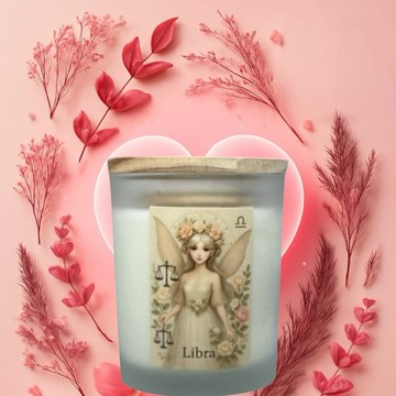 招情緣系列 調香精油香氛 天秤座  12星座精靈燭杯 禮贈送禮首選