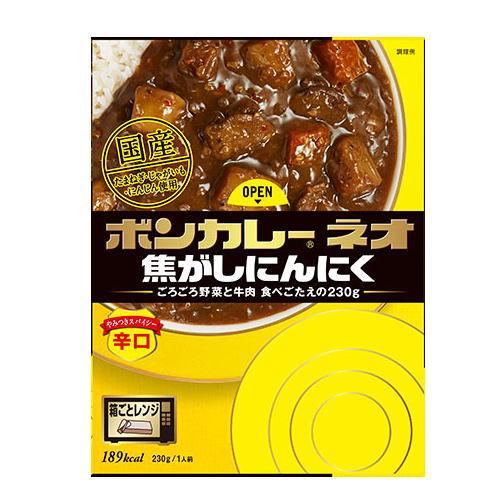 大塚食品 ボンカレーネオ 焦がしにんにく やみつきスパイシー 辛口 230g