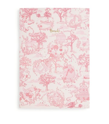 Harrods Toile A4 Notebook