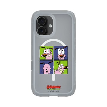 iPhone 16 AirX 流變灰 - Courage the Cowardly Dog膽小狗英雄 - 英雄的四格漫畫