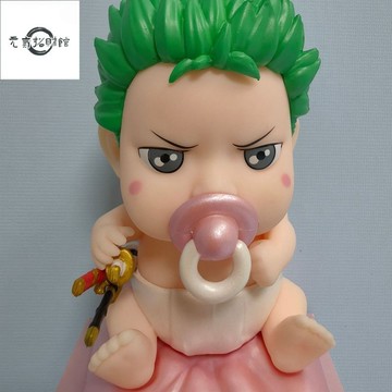 元氣招財 海賊王週邊 索隆 奶嘴寶寶索隆 盒裝模型手辦桌麵擺件