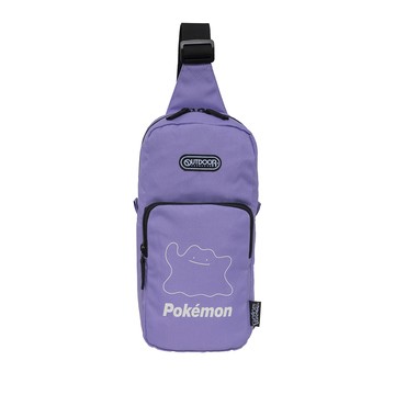 【OUTDOOR】寶可夢Pokemon-夜光百變怪單肩包-大-紫色 ODGO23Q02PL