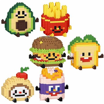 開心食玩系列微小顆粒積木(1盒入) 款式可選【小三美日】 DS018680