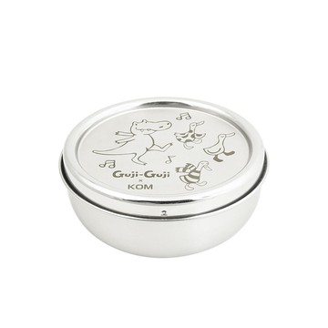 KOM - 童書聯名-316全不鏽鋼兒童隔熱碗 (GujiGuji)-附匙