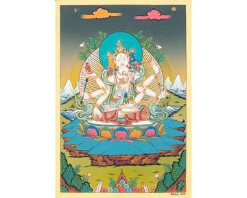 手繪南嘉瑪－喜馬拉雅靈性壁畫