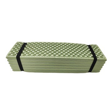 超輕量露營登山折疊蛋殼鋁箔睡墊  30 x 30 x 45cm  綠色