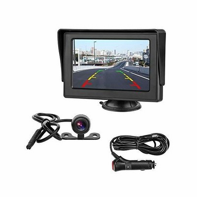 4 3インチlcdモニター バックカメラセット ケーブル一本配線 シガーソケット給電 取り付け超簡単 駐車支援システム 12v車用 通販 Lineポイント最大get Lineショッピング