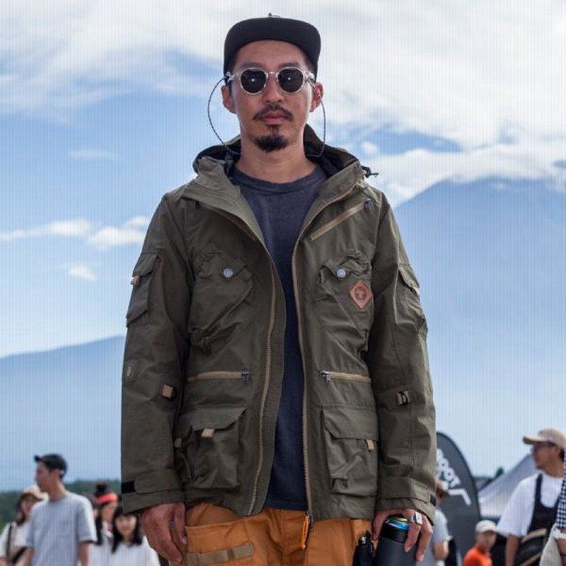 grn outdoor TEBURA MOUNTAIN PARKA21 GO9205Q 手ぶら マウンテンパーカー アウトドア ウェア キャンプ |  LINEブランドカタログ