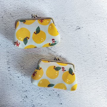 【Simple Zone】Boing Boing雙層口金零錢包 胖胖包 小紅帽與大野狼 梨想成真