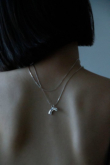 Silver - Balance Bridge - 純銀蛇頸鍊