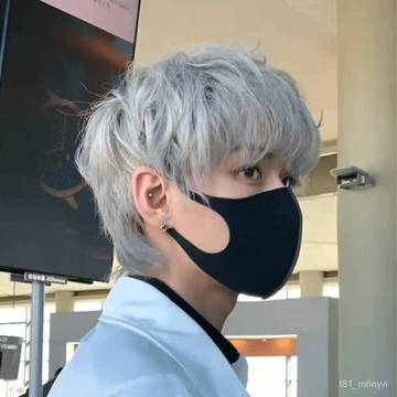 【仿真假髮】假頭男短頭韓版 帥氣奶奶灰假頭套 自然逼真蓬鬆 真髮 可以燙卷 真人髮絲 短髮 男生日常全頭套 整頂假髮