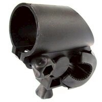 B0971 衝鋒車夾調整式~自行車燈~腳踏車夾~轉接燈架，酷炫外型，防滑軟墊~裝卸方便!!